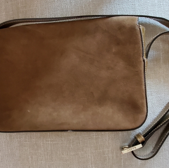 BALLY Vintage Shoulder Bag*Patent & Suede Leather - Picture 8 of 9